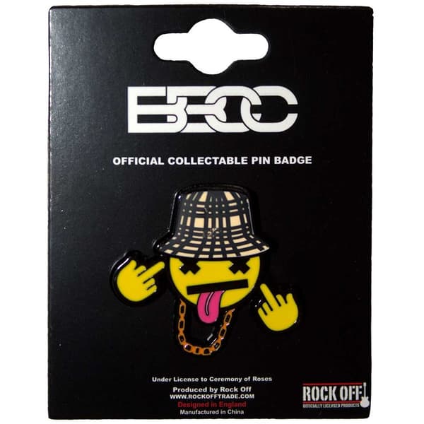 Bad Boy Chiller Crew Pin Badge: Disrespectful Emoji