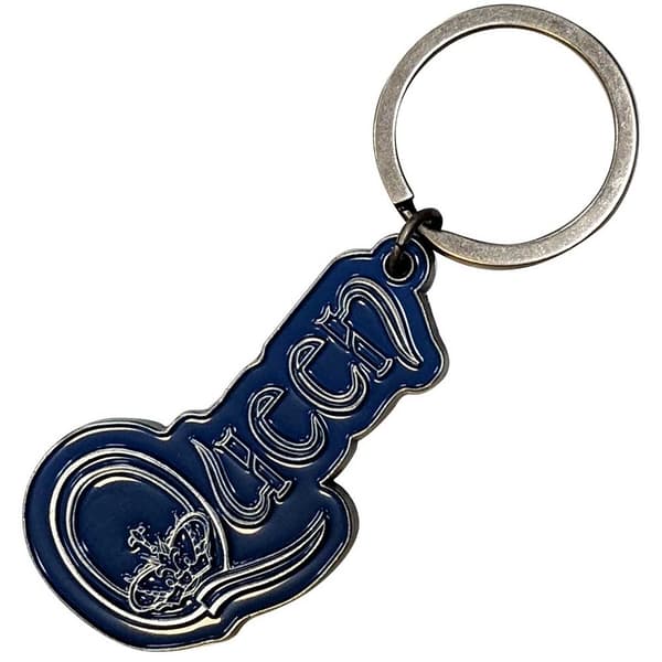 Queen Keychain: Crown In Q Logo