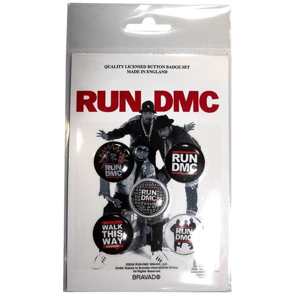 Run DMC  Button Badge Pack: Walk This Way