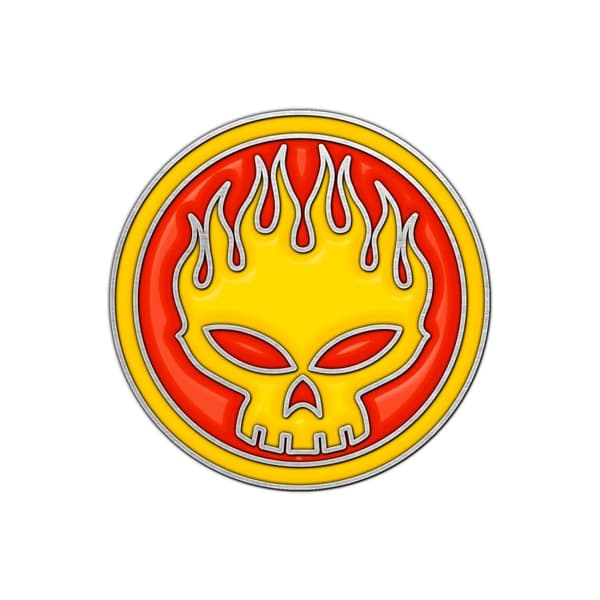 PIN BADGE THE OFFSPRING - SKULL LOGO