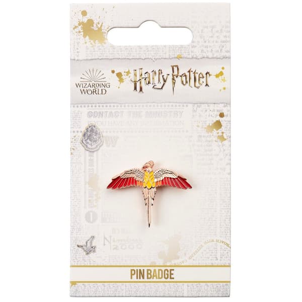 Harry Potter Fawkes pin badge