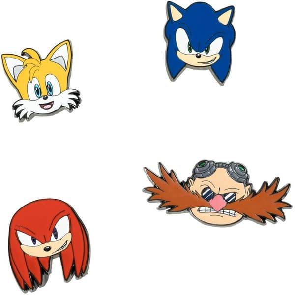 Sonic The Hedgehog 4 pin set