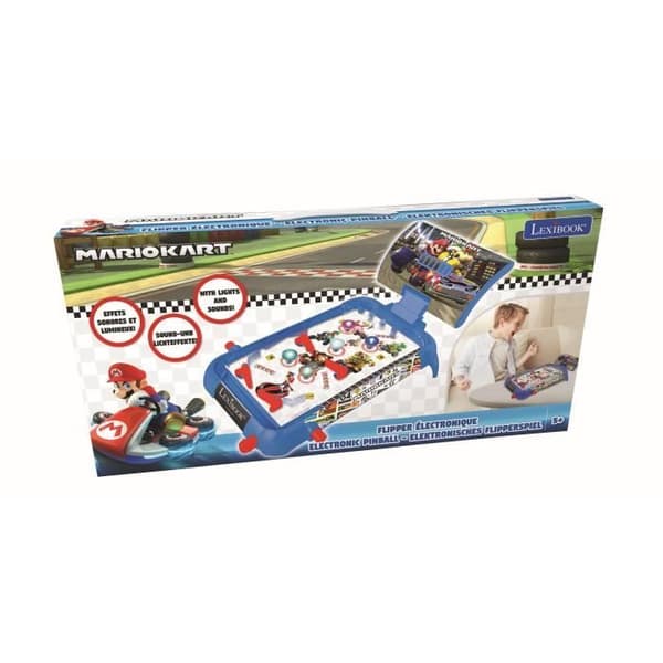 MARIO KART - Elektronisk flipperspel - Ljus- och ljudeffekter - LEXIBOOK
