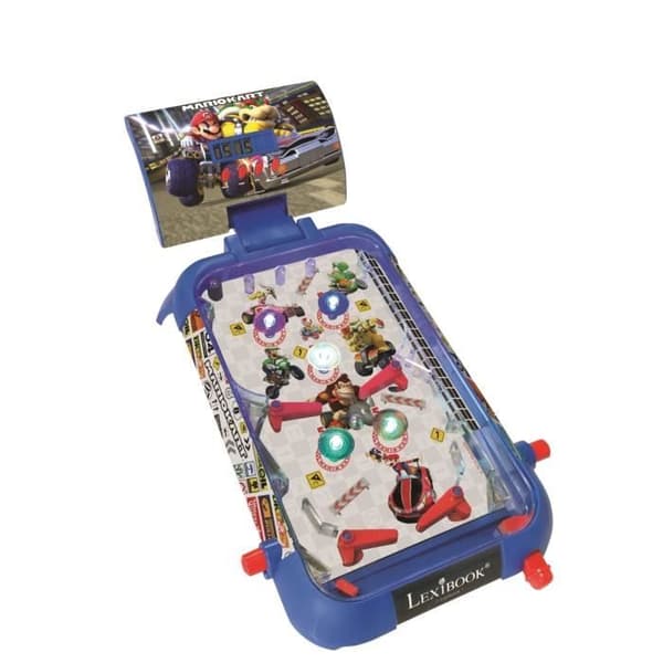MARIO KART - Elektronisk flipperspel - Ljus- och ljudeffekter - LEXIBOOK