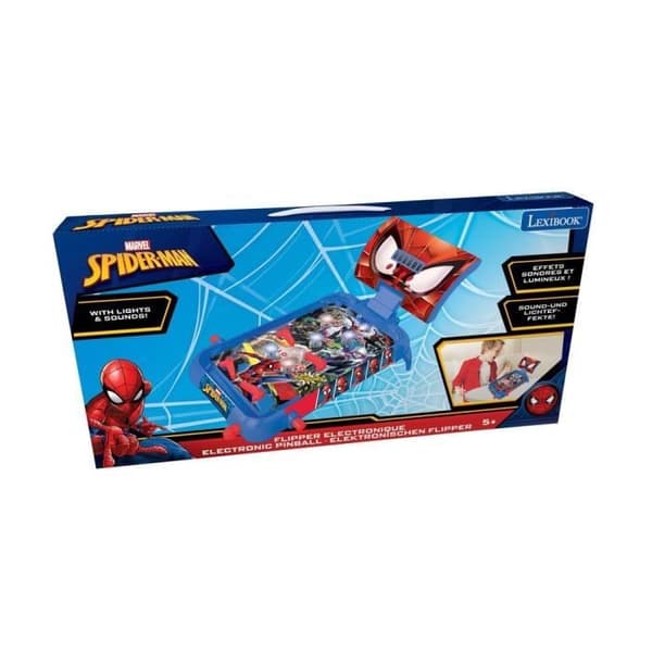 Spider-Man elektronisk flipperspel - LEXIBOOK - Ljus- och ljudeffekter