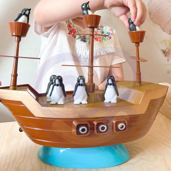 WOOPIE Arkadspel Piratskepp Pingviner