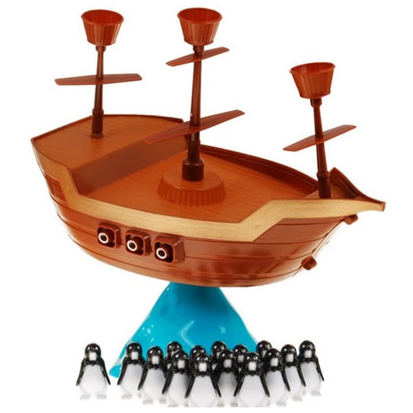 WOOPIE Arkadspel Piratskepp Pingviner