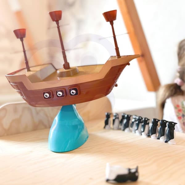 WOOPIE Arkadspel Piratskepp Pingviner