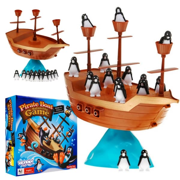 WOOPIE Arkadspel Piratskepp Pingviner