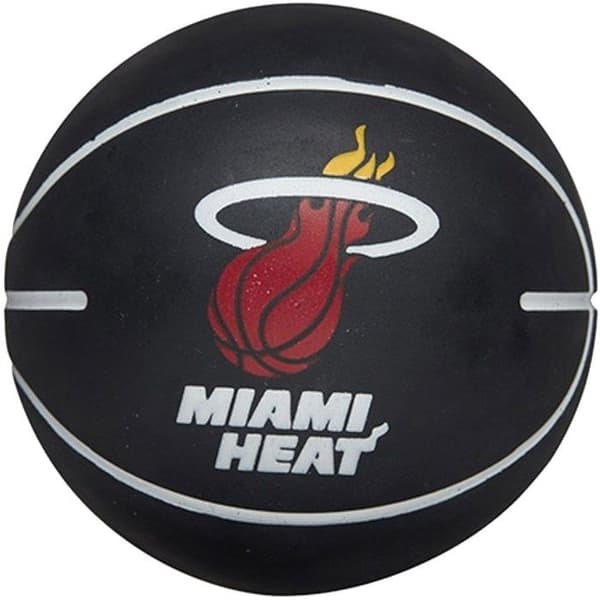 Miami Heat NBA Dribble Ball - Svart - Storlek 3