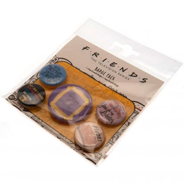 Friends Button Badges (Pack of 5)