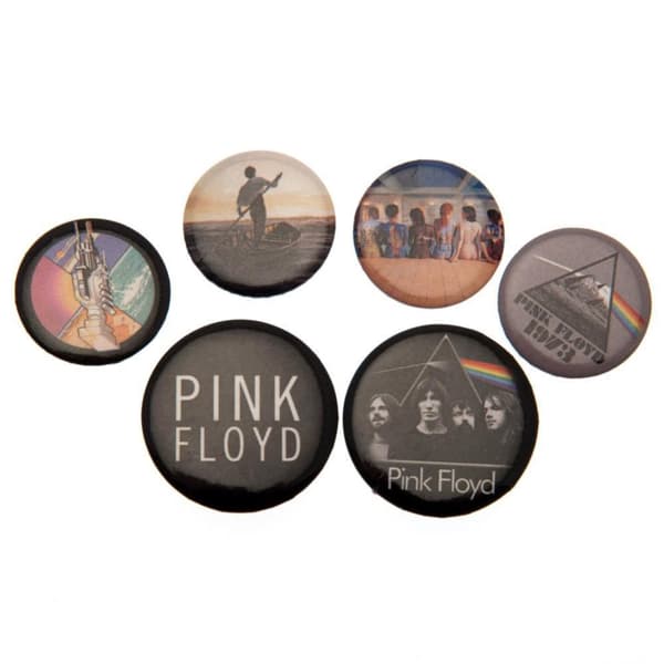 Pink Floyd Button Badge Set Multi-colour One Size