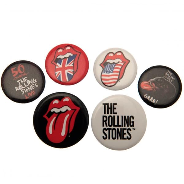 The Rolling Stones Button Badge Set Multi-colour One Size