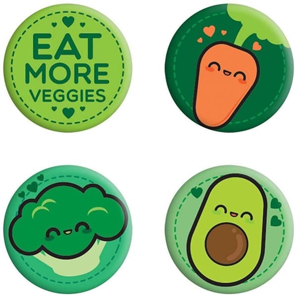 Grindstore Eat More Veggies Badge Pack Green One Size