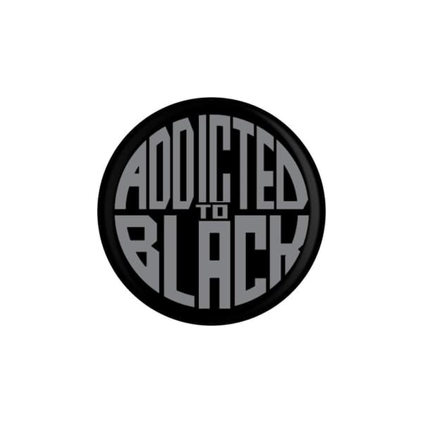Grindstore Addicted To Black Badge Black One Size