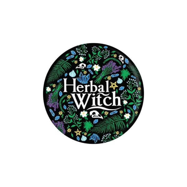 Grindstore Herbal Witch Badge Multicoloured One Size