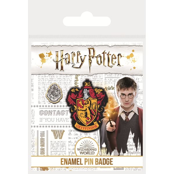 Harry Potter Gryffindor-emblem i emalj