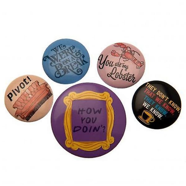Friends Quote Badge (Pack of 5)