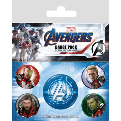 Avengers Endgame Quantum Realm Suits Badge Set (Pack of 5)