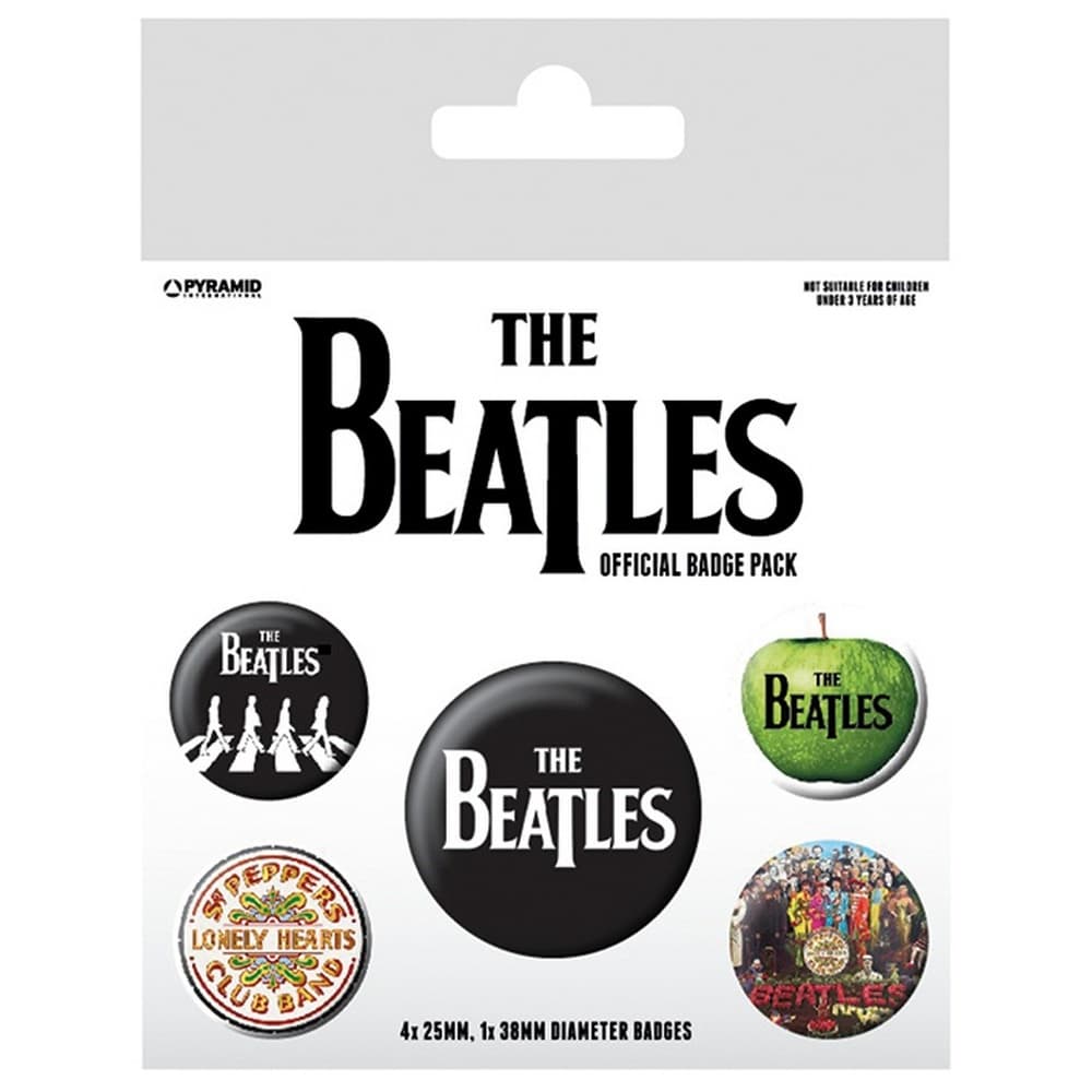 The Beatles Set med vita märken (5 st)