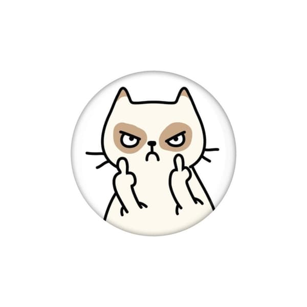 Grindstore Muther Fluffer Badge White/Cream One Size