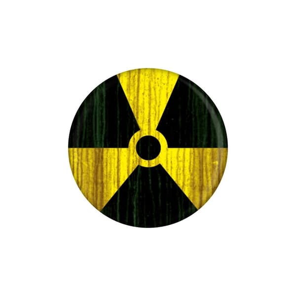 Grindstore Radioaktivt badge Yellow/Black One Size