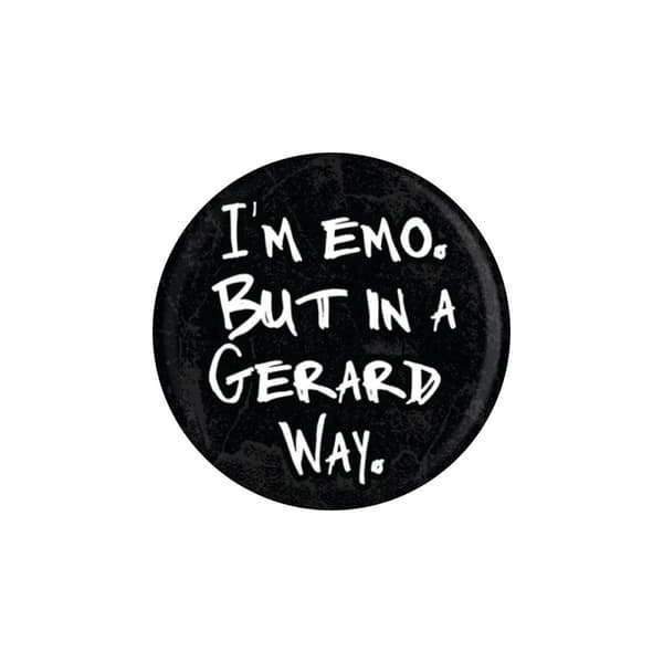 Grindstore Im Emo, men på en Gerard-måde Badge