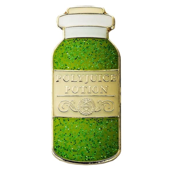 Harry Potter Polyjuice Badge Green/Gold One Size