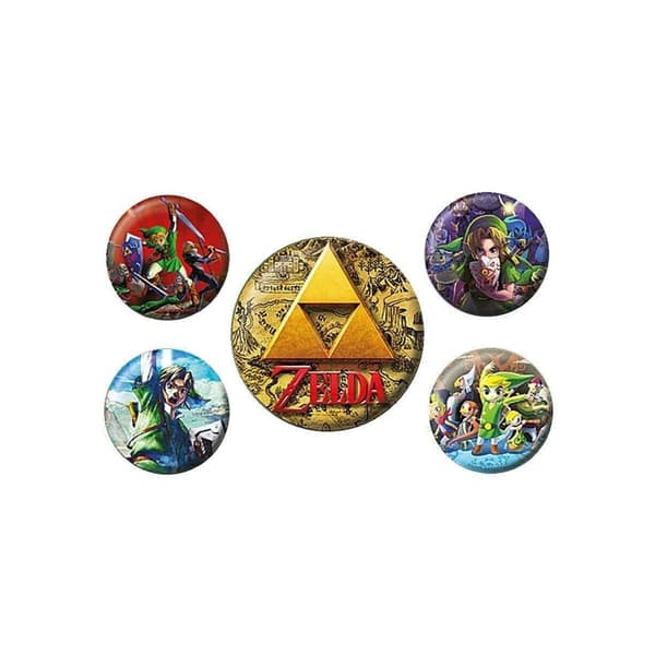 The Legend Of Zelda Classics Badge Set (Pack of 5)