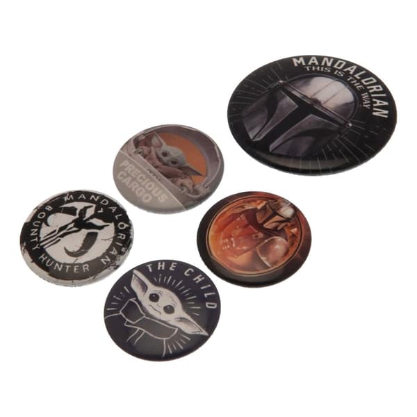 Star Wars: The Mandalorian This Is The Way Badge Set (Pack of 5)