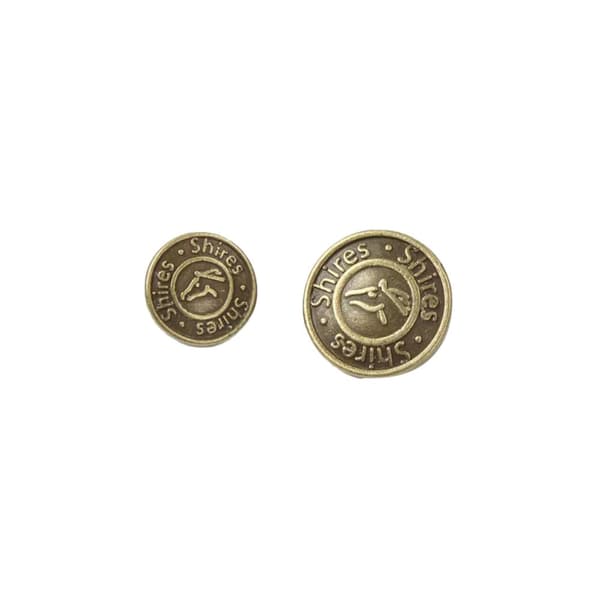 Shires 9538/9539 Knap Antique Brass S