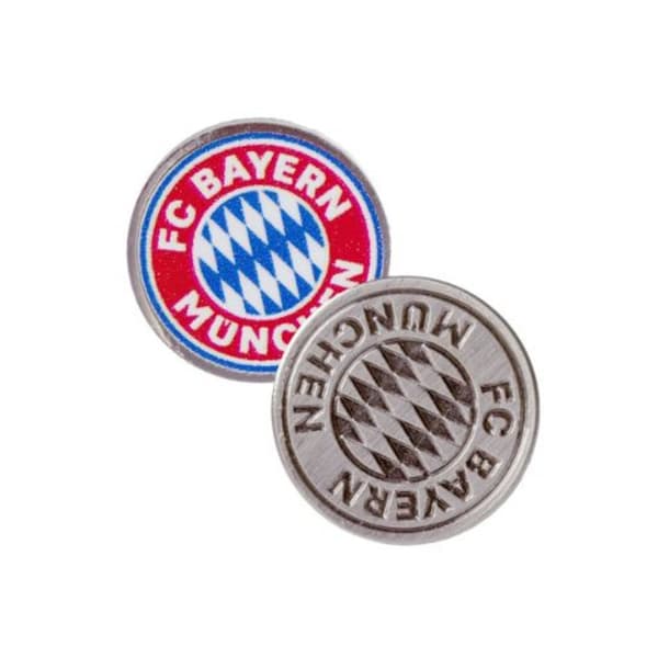 FC Bayern Munich Sæt med våbenskjold (pakke med 2) Grey/Red/Blue One Size