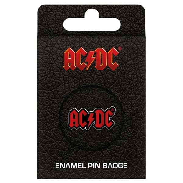 AC/DC Enamel Logo Badge
