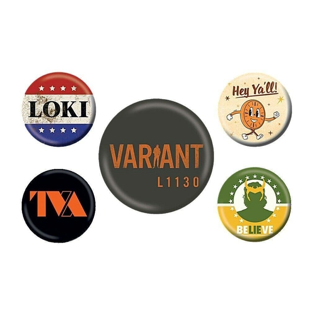 Loki TVA märke (5 st.)