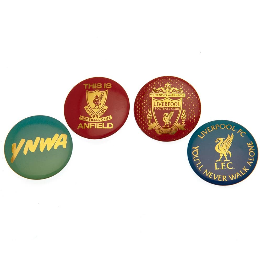 Liverpool FC Set med märken (4 st.)