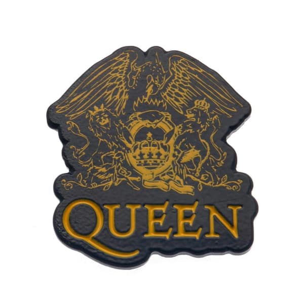 Queen Logo Badge Black/Yellow One Size