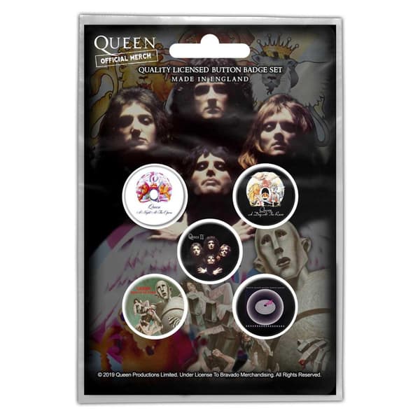 Queen Albums badgesæt (pakke med 5)