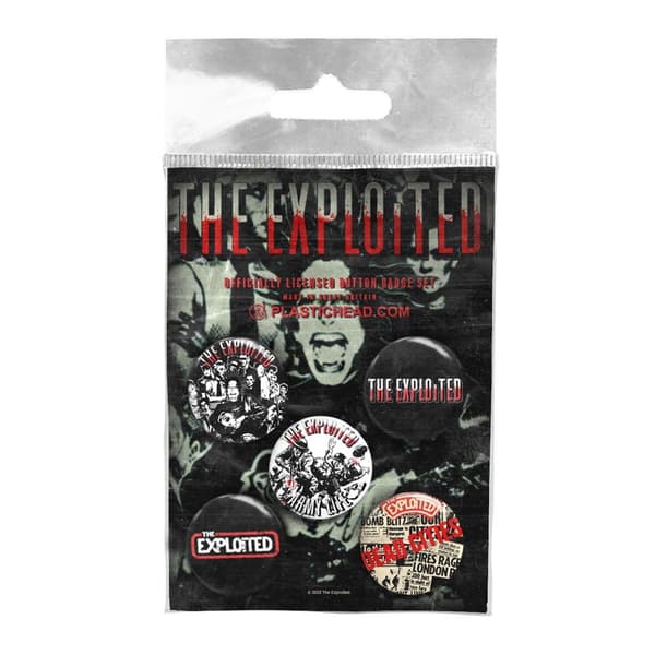 The Exploited Helgonmärke (5 st)