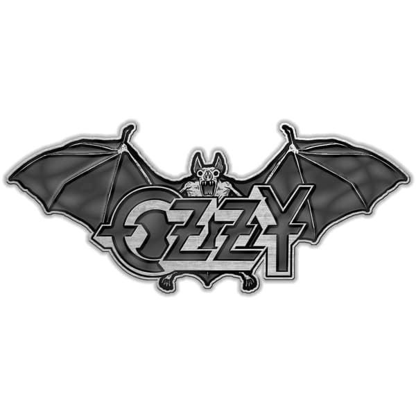 Ozzy Osbourne Ordinary Man Enamel Infill Badge Silver One Size