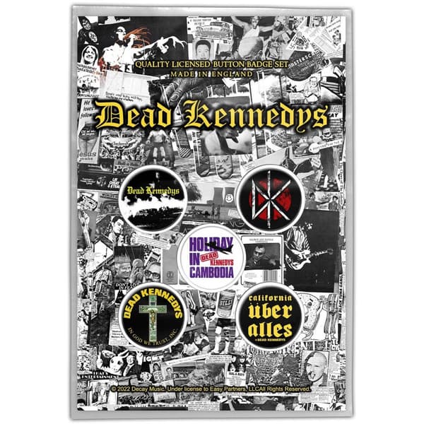 Dead Kennedys Sæt med albummærker til friske frugter (pakke med 5) Multicoloured One Size
