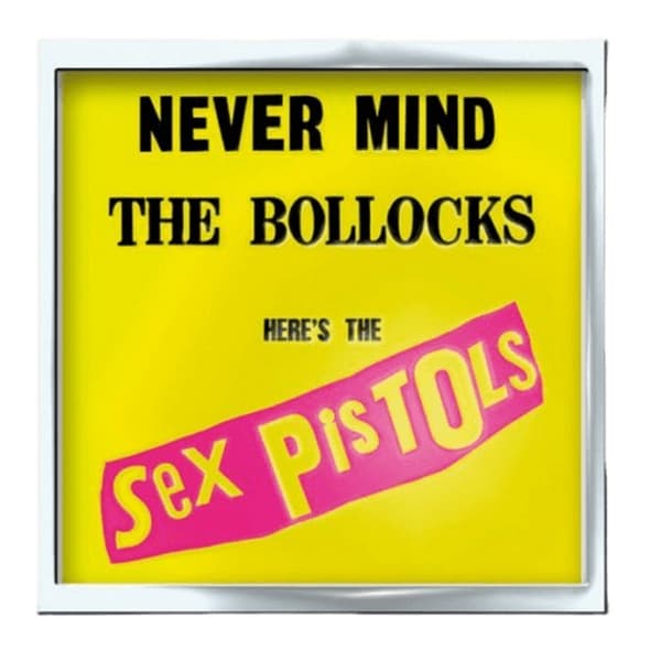 Sex Pistols Märke "Never Mind the Bollocks" (glöm inte skitsnacket)