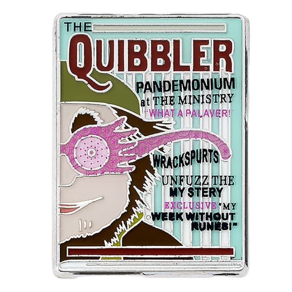 Harry Potter Quibbler Enamel Badge Multicoloured One Size