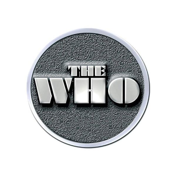 The Who Logo Stencil Badge Grey One Size