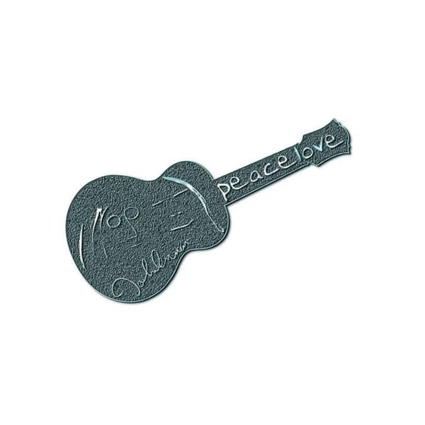 John Lennon Peace & Love gitarrmärke Green One Size