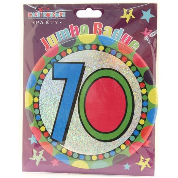 Apac Age 70 Party Badge Multicoloured One Size