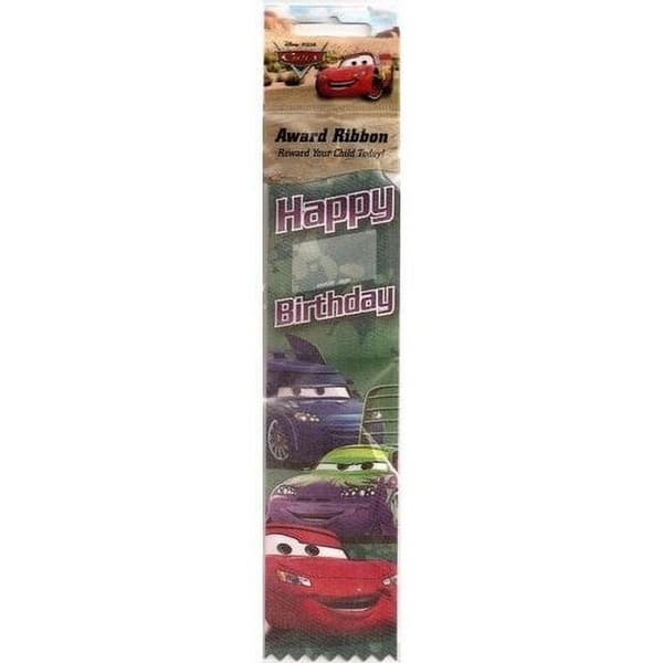 Cars Grattis på födelsedagen prisband Multicoloured One Size