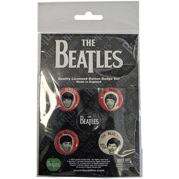 The Beatles Vintage Portraits Badge Set (Pack of 5)