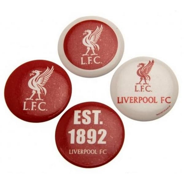 Liverpool FC YNWA-badgeuppsättning (4-pack)