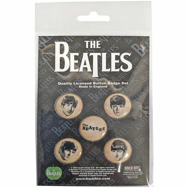 The Beatles She Loves You Vintage Badge (Pack of 5)