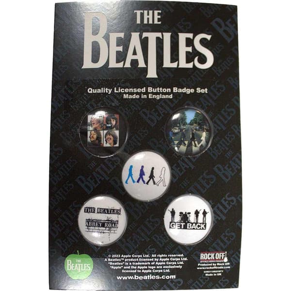 The Beatles 1969-1970 Badge (Pack of 5) Multicoloured One Size
